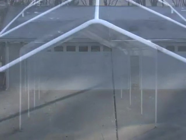 10x20' Instant Garage / Shelter White - image 4 from the video